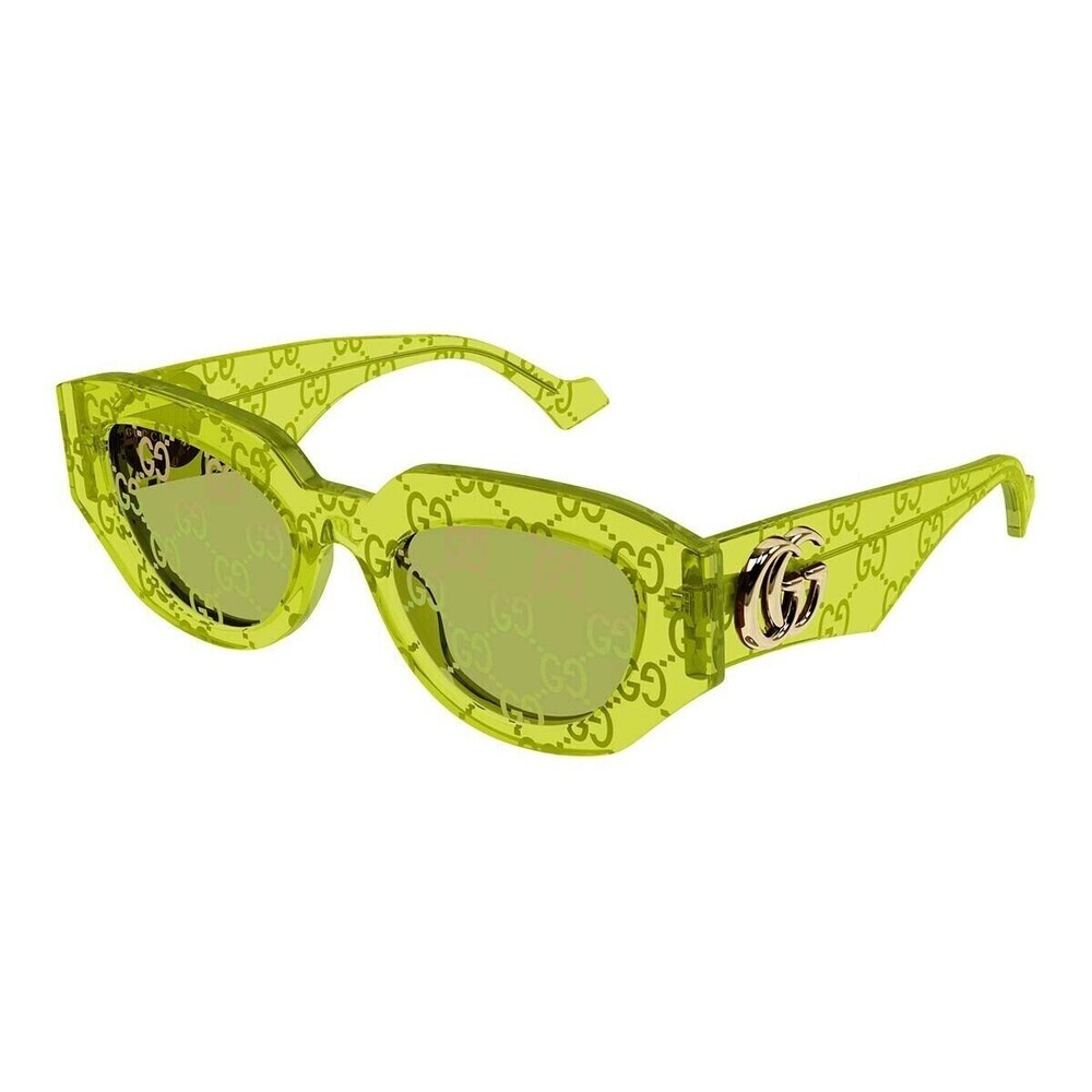 NWT Gucci GG1421S-007 Green 51mm Sunglasses - Picture 5 of 8